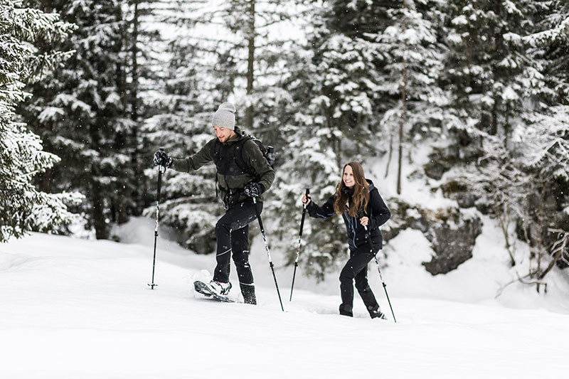 Winterwandern, Schneeschuhwanderungen Hirschen Imst